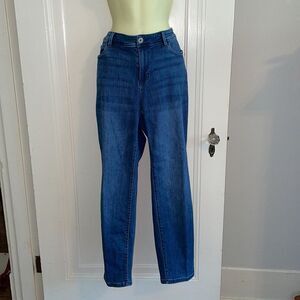 J. Jill Authentic Fit Slim Ankle blue denim jeans